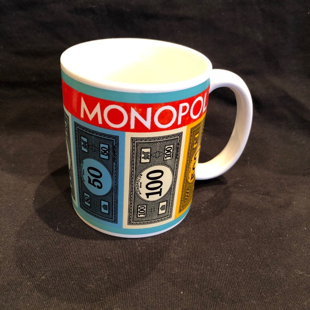 Monopoly Money Hasbro 2016 Coffee Mug Cup